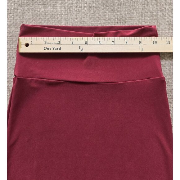 Women Thick Knit Pencil Skirt Knee Length Stretch Elastic High Waist - Picture 4 of 13